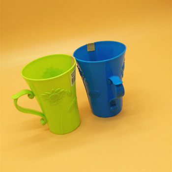 287創意塑料杯 兒童韓小麥家用情侶塑料洗漱口杯